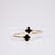 Design Clover Stone Bracelet #MB1585 - Multiple Colors (PC)