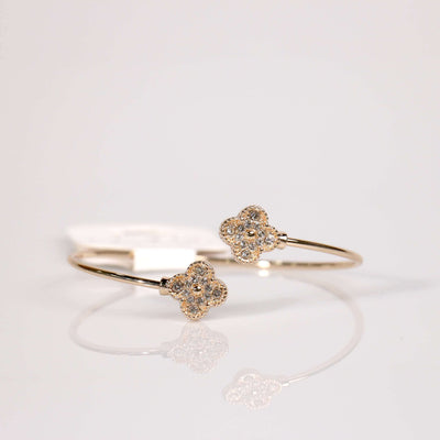 Design Clover Stone Bracelet #MB1586 - Multiple Colors