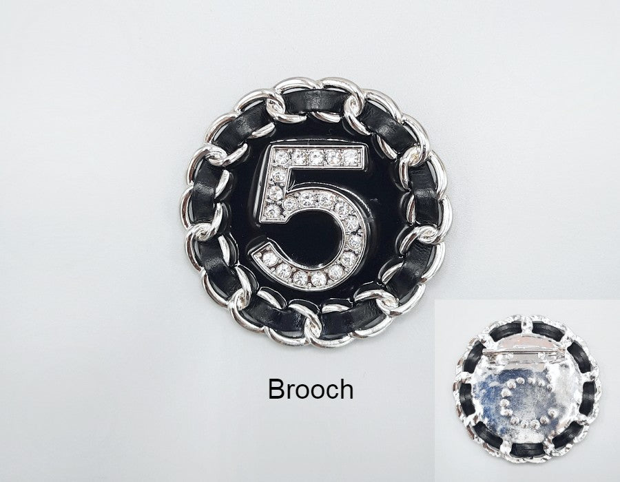 Fashion Design Chain Brooch #MBR1001 - Multiple Colors (PC)