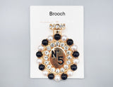 Fashion Design Brooch #MBR1005 - Multiple Colors (PC)
