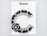 Fashion Design Chain Brooch #MBR1015 - Multiple Colors (PC)