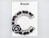 Fashion Design Chain Brooch #MBR1015 - Multiple Colors (PC)