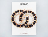 Fashion Infinity Rhinestone Brooch #MBR1016 - Multiple Colors (PC)