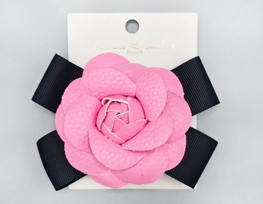 Fashion Flower Brooch #MBR1079 - Multiple Colors (PC)