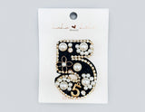Fashion Pearl No.5 Brooch #MBR1082 - Multiple Colors (PC)