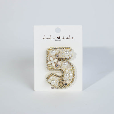 Fashion Brooch #MBR1082 - Multiple Colors (PC)