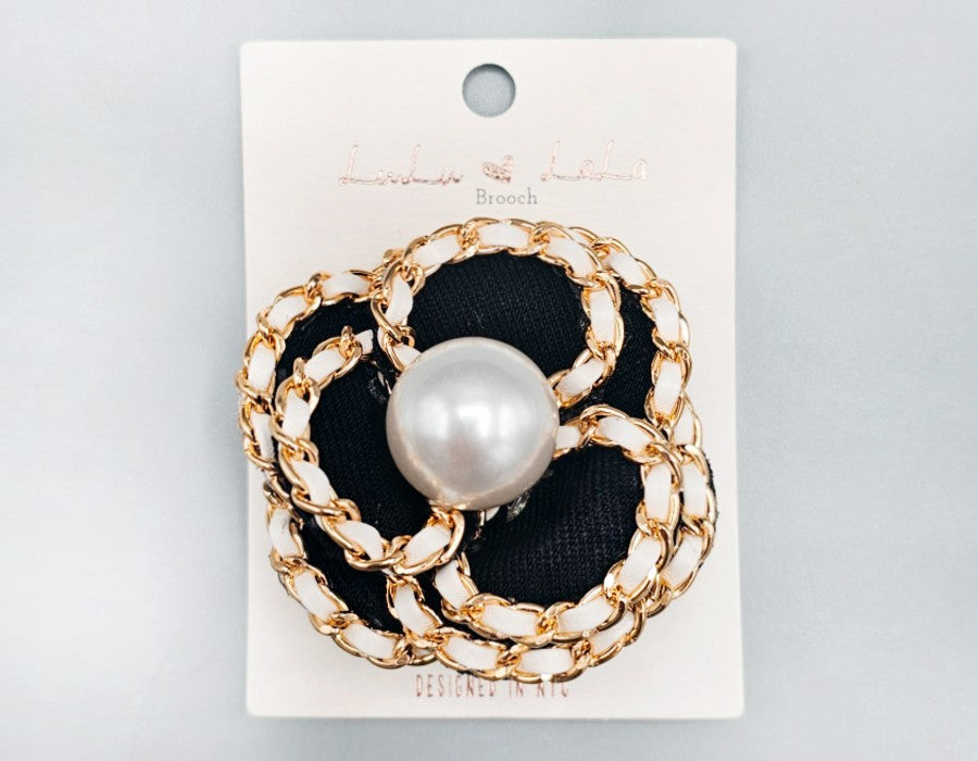 Fashion Flower Brooch #MBR1086 - Multiple Colors (PC)