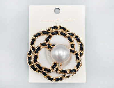 Fashion Flower Brooch #MBR1086 - Multiple Colors (PC)