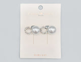 Fashion Design Pearl Brooch #MBR1092 - Multiple Colors (PC)