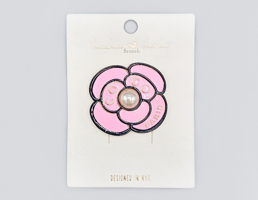 Fashion Flower Brooch #MBR1094 - Multiple Colors (PC)
