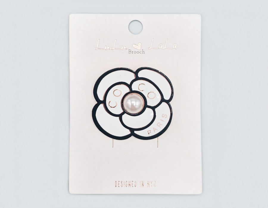 Fashion Flower Brooch #MBR1094 - Multiple Colors (PC)