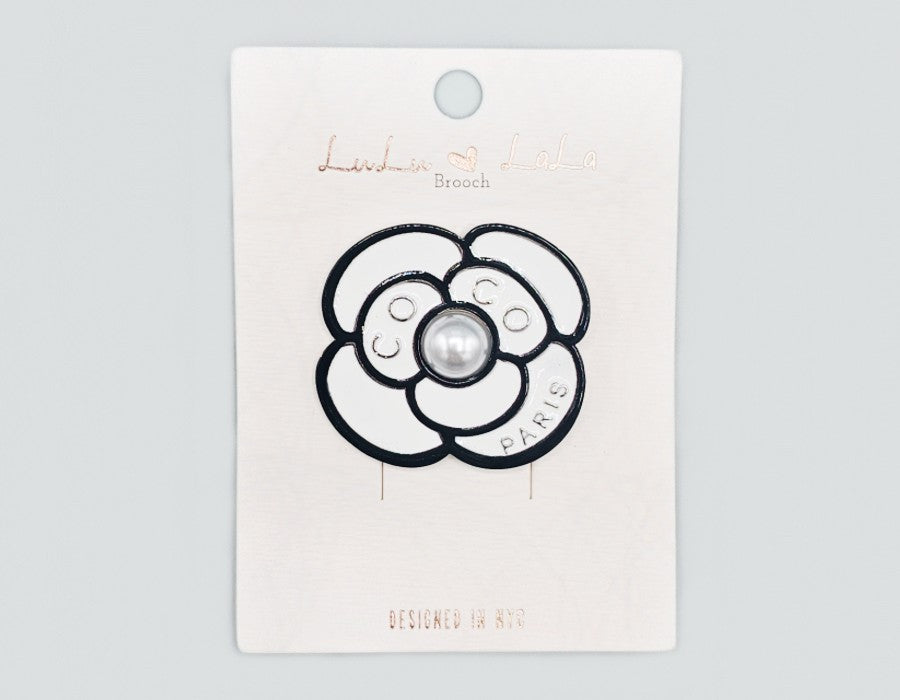 Fashion Flower Brooch #MBR1094 - Multiple Colors (PC)