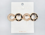 Fashion Rhinestone Chain Design Brooch #MBR1096 - Multiple Colors (PC)