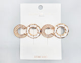 Fashion Rhinestone Chain Design Brooch #MBR1096 - Multiple Colors (PC)