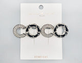 Fashion Rhinestone Chain Design Brooch #MBR1096 - Multiple Colors (PC)