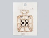 Fashion Perfume Shape Brooch #MBR1104 - Multiple Colors (PC)
