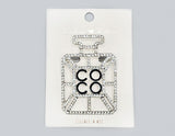 Fashion Perfume Shape Brooch #MBR1104 - Multiple Colors (PC)