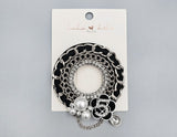 Fashion Chain Floral Pearl Brooch #MBR1127 - Multiple Colors (PC)
