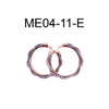 Twisted Hoop Earrings #ME04 - Multiple Colors (PC)