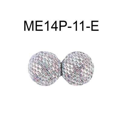 Stone Post 40mm Earrings #ME14P - Multiple Colors (PC)