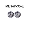 Stone Post 40mm Earrings #ME14P - Multiple Colors (PC)