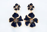 Fashion Floral Drop Earrings #ME1820 - Multiple Colors (PC)