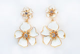 Fashion Floral Drop Earrings #ME1820 - Multiple Colors (PC)