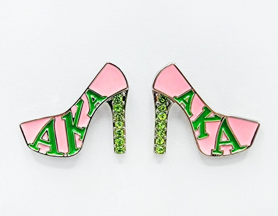 Fashion Sorority High Heel Earrings #ME2132 - Multiple Colors (PC)