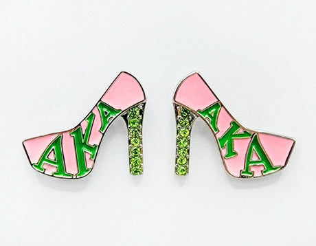 Fashion Sorority High Heel Earrings #ME2132 - Multiple Colors (PC)