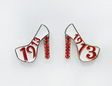 Fashion Sorority High Heel Earrings #ME2132 - Multiple Colors (PC)