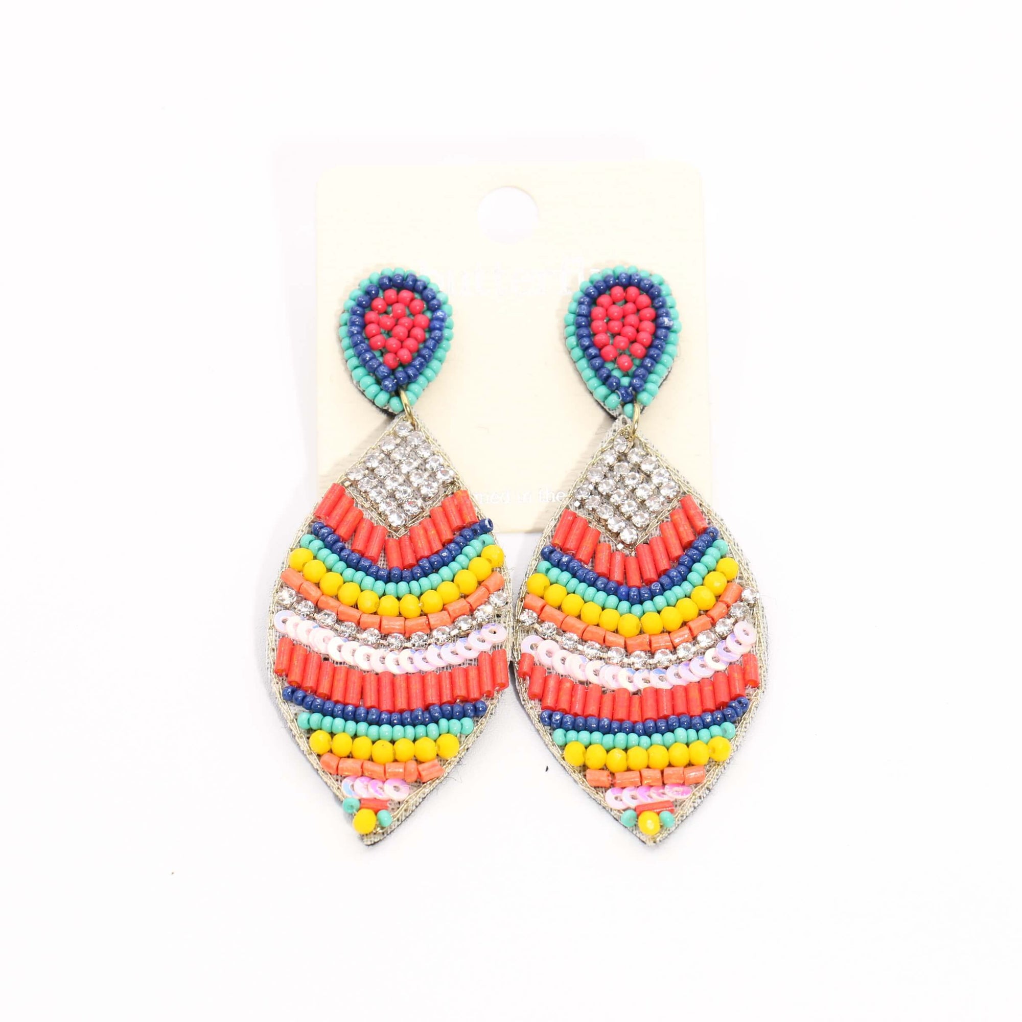 Fashion Beaded Earrings #ME668MSP (PC)