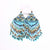 Fashion Beaded Earrings #ME69MTI - Turquoise (PC)