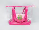 Fashion Sorority Large Clear Tote Bag #MFB1047 - Multiple Colors (PC)
