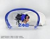 Fashion Cosmetic Pouch W/Graphic Print #MFB1049 - Multiple Colors (PC)