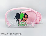 Fashion Cosmetic Pouch W/Graphic Print #MFB1049 - Multiple Colors (PC)