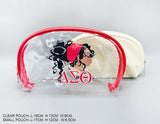 Fashion Cosmetic Pouch W/Graphic Print #MFB1049 - Multiple Colors (PC)