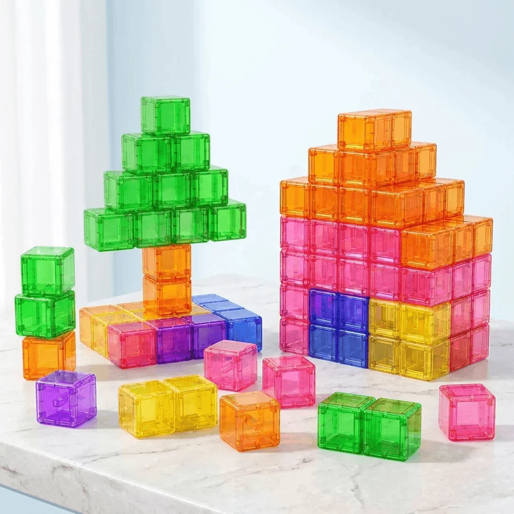 Kids Magnetic Block Building Toy #MGTOY032 (32PC)