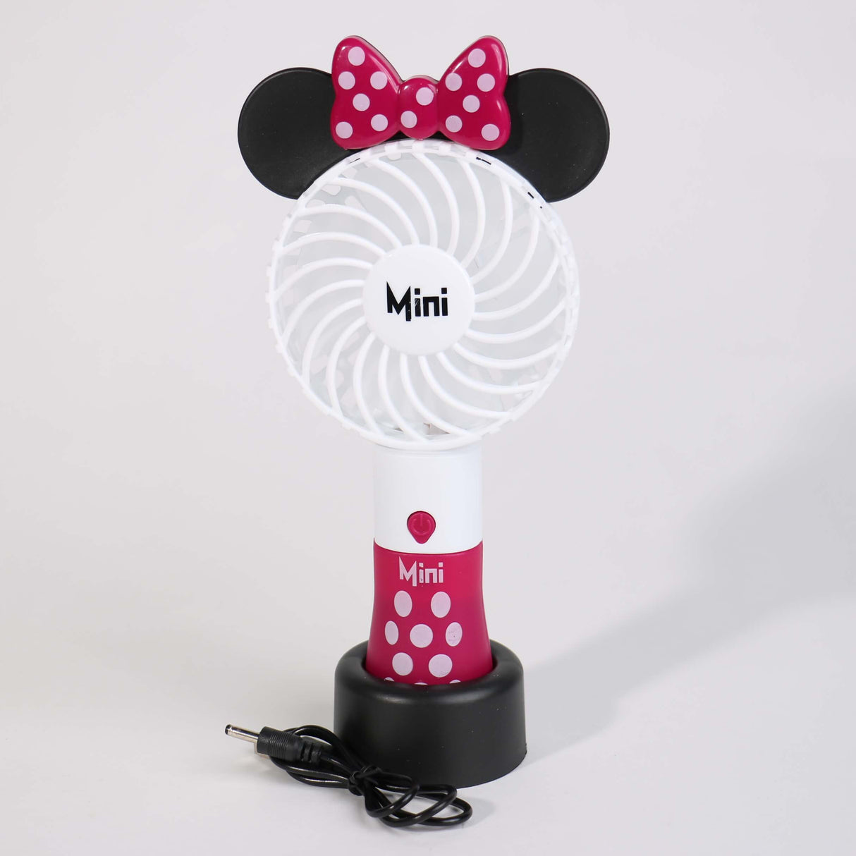 Mini LED Standing Beauty Fan - Pink (PC)
