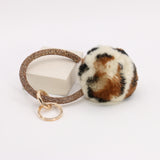 Pom Pom Keychain With Rhinestone Bracelet #MKH01 - Multiple Colors (PC)