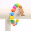 Ball Bracelet & Tassel Keychain #MKH45 - Multiple Colors (PC)