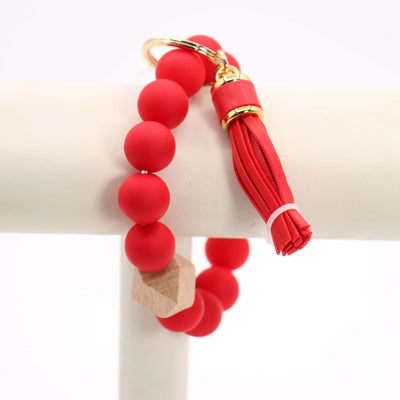 Ball Bracelet & Tassel Keychain #MKH45 - Multiple Colors (PC)