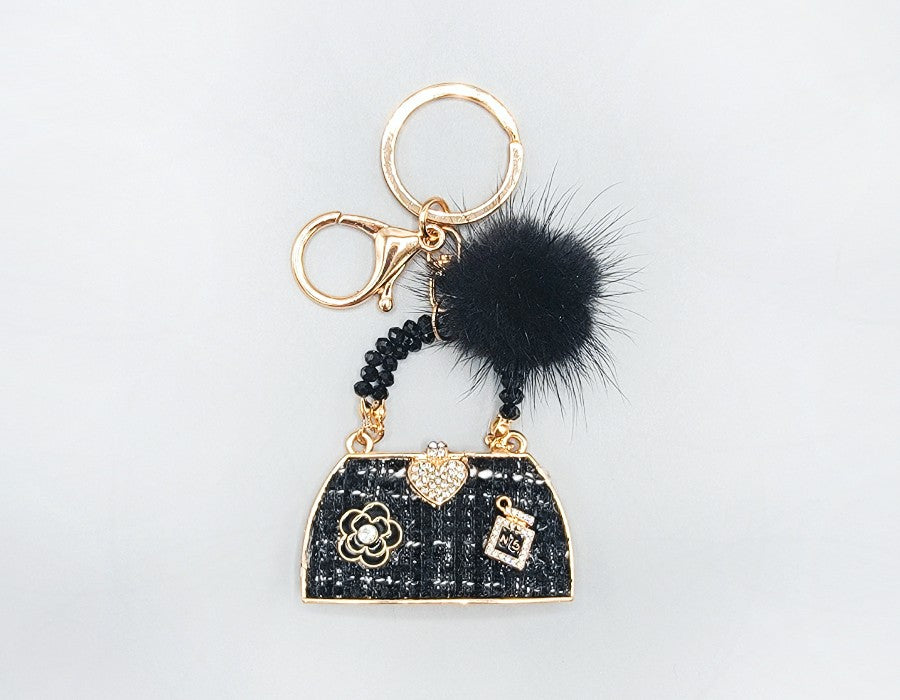 Fashion Mini Purse Keychain #MKY1645BK (PC)