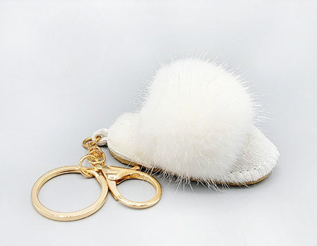 Fashion Slipper Keychain Accessory #MKY1660 - Multiple Colors (PC)