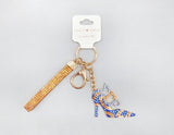 Fashion Rhinestone Heel Keychain #MKY1677 - Multiple Colors (PC)