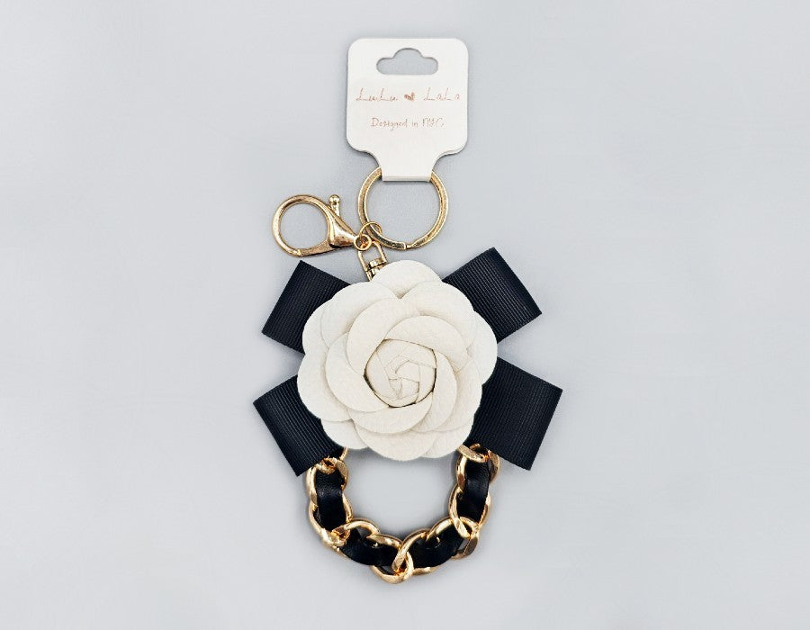 Fashion Flower Keychain #MKY1703 - Multiple Colors (PC)