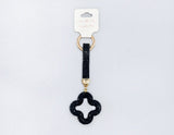 Fashion Rhinestone Clover Keychain #MKY1717 - Multiple Colors (PC)