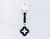 Fashion Rhinestone Clover Keychain #MKY1717 - Multiple Colors (PC)