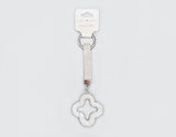 Fashion Rhinestone Clover Keychain #MKY1717 - Multiple Colors (PC)
