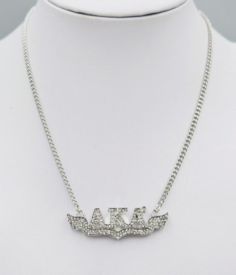 Fashion Sorority Rhinestone Necklace #MN1677 - Multiple Colors (PC)