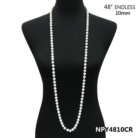 Fashion Pearl Necklace #NPY4810 - Multiple Colors (PC)